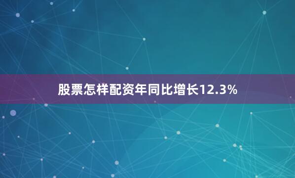 股票怎样配资年同比增长12.3%